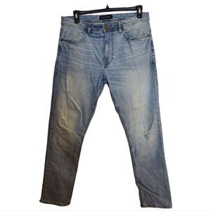 SMOG Mens Light Blue Denim Jeans  Kj0716D